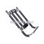 OEM Standard Csomagtartó krómozott,  Simson Schwalbe KR51/1, KR51/2, SR4-2, SR4-3, SR4-4