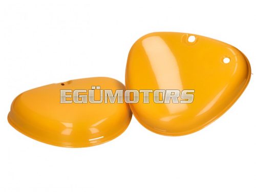 side cover set yellowish brown for Simson S50, S51, S70