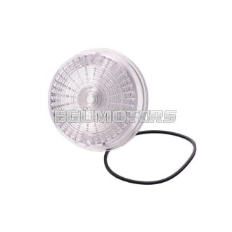   rear turn signal lens 80mm white for Simson S50, S51, S70, SR50, SR80, MZ TS 250, ETZ 125, ETZ 150, ETZ 250