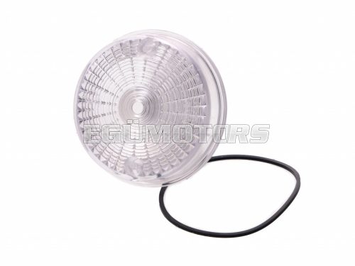 rear turn signal lens 80mm white for Simson S50, S51, S70, SR50, SR80, MZ TS 250, ETZ 125, ETZ 150, ETZ 250