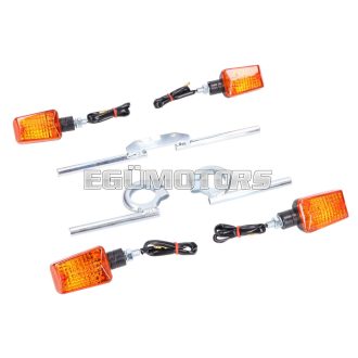   Index lámpa készlet 12V 20W, horganyzott tartókonzolokkal, Simson S50, S51, S70