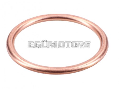 exhaust gasket copper 28x34mm for Simson S50, S51, S53, S70, S83, SR50, SR70, Schwalbe, Sperber, Spatz, Habicht, Star