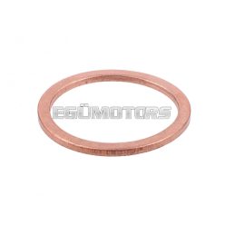   exhaust gasket 28x34mm solid copper for Simson S50, S51, S53, S70, S83, SR50, SR70, Schwalbe, Sperber, Spatz, Habicht, Star