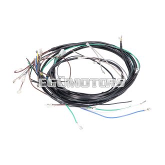 Kábelköteg kapcsolási rajzzal, Simson S50, S51, S70