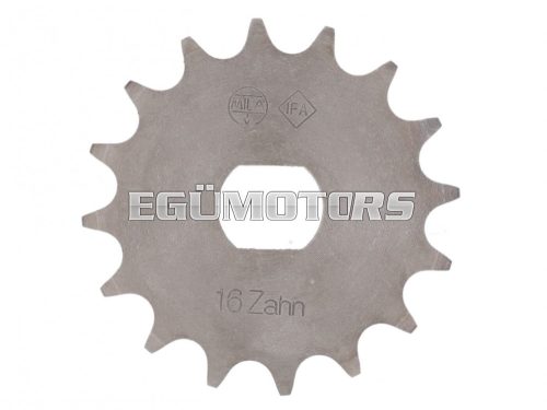 front sprocket 16 teeth 1/2x5.4 for Simson S51, S53, S70, SR50, SR80, KR51/2 Schwalbe