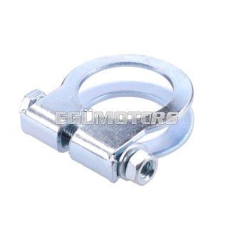   exhaust manifold clamp zinc coated 28mm for Simson S50, S51, S53, S70, S83,  SR50, SR80, Schwalbe, Sperber, Habicht, Star