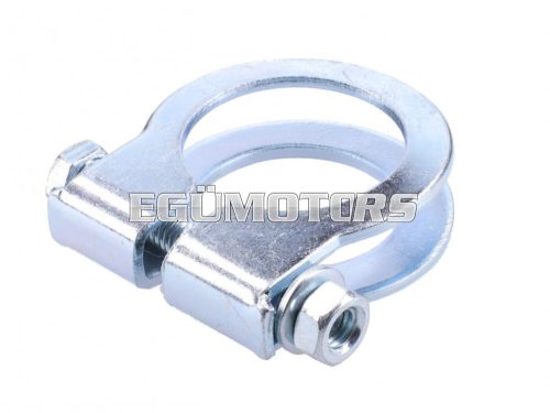 exhaust manifold clamp zinc coated 28mm for Simson S50, S51, S53, S70, S83,  SR50, SR80, Schwalbe, Sperber, Habicht, Star