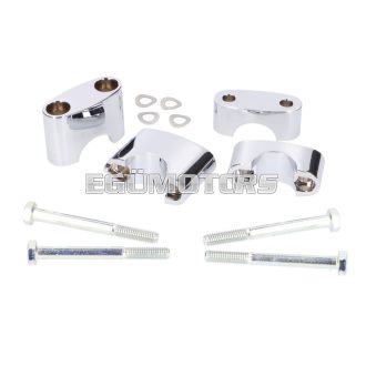 Kormánybilincs készlet krómozott, Simson S50, S51, S70