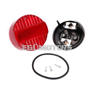   Hátsó lámpa 120mm, rendszámtábla világítással, Simson S50, S51, S70, SR50, SR80, KR51, MZ