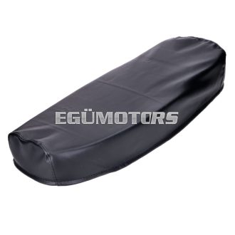   Seat cover black smooth (without lettering) for Simson S51E, S70E, S70 Enduro