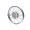 spoke wheel 1.60 x 16 inch chromed steel for Simson KR51/1, KR51/2 Schwalbe, S50, S51, S53, S70, S83, SR4-1 Spatz, SR4-2 Star, SR4-3 Sperber, SR4-4 Habicht, Duo