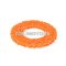 fuel filler neck foam rubber ring 120x60x10mm orange for Simson S50, S51, S70, S53, SR50