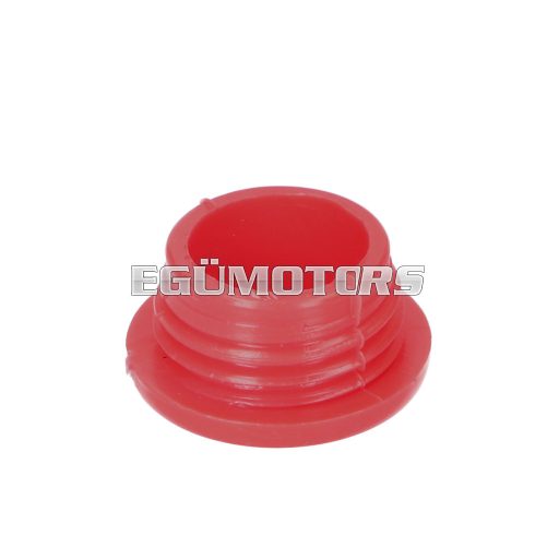 Váltófedél csavarzáró dugó, piros műanyag, Simson S51, S53, S70, KR51/2, SR50, SR80