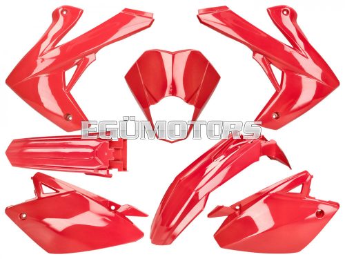 fairing kit complete red for Rieju MRT 50