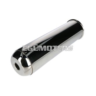 Kipufogó végcsonk / hangtompító krómozott, Simson