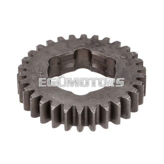   Üresjárati fogaskerék 30 fog, 4. sebességhez, 4 sebességes váltóhoz, Simson S51, S53, S70, S83, SR50, SR80, KR51/2 Schwalbe