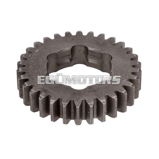 Üresjárati fogaskerék 30 fog, 4. sebességhez, 4 sebességes váltóhoz, Simson S51, S53, S70, S83, SR50, SR80, KR51/2 Schwalbe