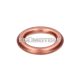 copper seal ring 6x10mm for Simson S50, SR4-1, SR4-2, SR4-3, SR4-4, KR51/1 Schwalbe, Star, Sperber, Spatz, Habicht