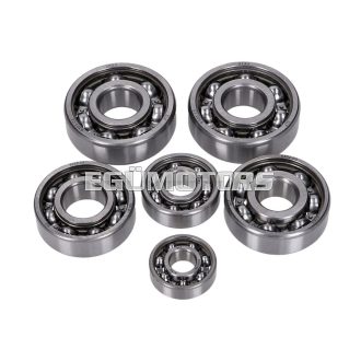   gearbox / engine bearing set SLF 6-piece for Simson S50, KR50, KR51/1, SR4, Schwalbe, Star, Sperber, Spatz, Habicht