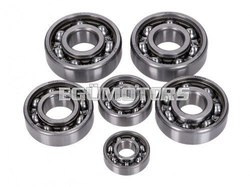 gearbox / engine bearing set SLF 6-piece for Simson S50, KR50, KR51/1, SR4, Schwalbe, Star, Sperber, Spatz, Habicht