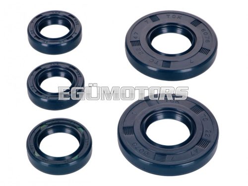 oil seal set TCK blue for Simson S50, SR4-1, SR4-2, SR4-3, SR4-4, KR51/1 Schwalbe, Star, Sperber, Spatz, Habicht