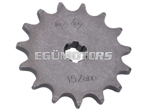 sprocket 15 tooth old type for Simson S50, SR4-1, SR4-2, SR4-3, SR4-4, KR51/1 Schwalbe, Star, Sperber, Spatz, Habicht