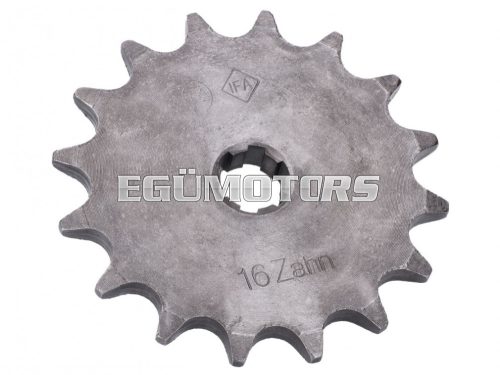 sprocket 16 tooth old type for Simson S50, SR4-1, SR4-2, SR4-3, SR4-4, KR51/1 Schwalbe, Star, Sperber, Spatz, Habicht