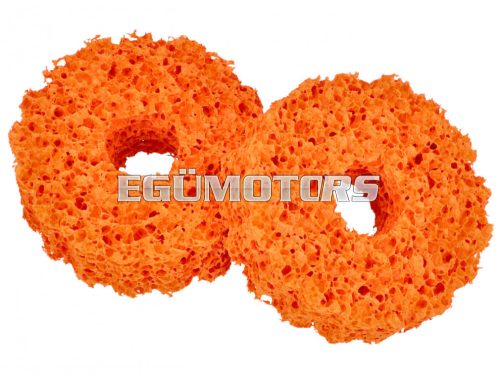 handlebar foam rubber ring set orange for Simson S50, S51, S53, S70, S83, SR4, SR50, SR80, KR50, KR51