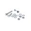 OEM Standard 13 darabos kipufogórendszer csavarkészlet,  Simson S50, S51, S51E, S70, S70E Enduro