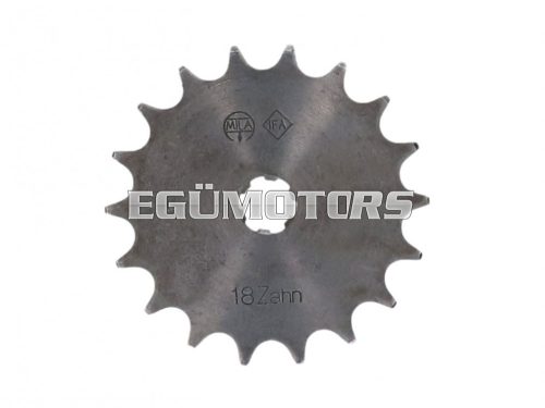 sprocket 18 tooth old type for Simson S50, SR4-1, SR4-2, SR4-3, SR4-4 KR50/1, KR51/1 Schwalbe, Star, Sperber, Spatz, Habicht