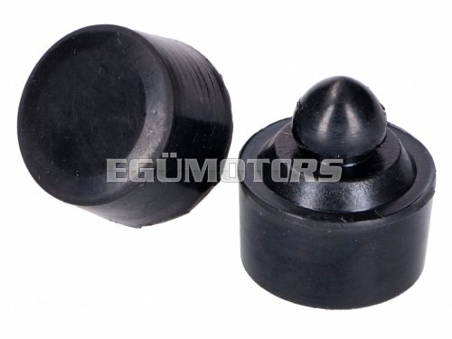 seat rubber buffer black, 2 pieces for Simson S50, S51, S70