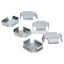 OEM Standard Fékbetét távtartó készlet 2x 1.0 mm - 1.5 mm - 2.0 mm Simson S50, S51, S53, S70, S83, SR50, SR80, KR51/2