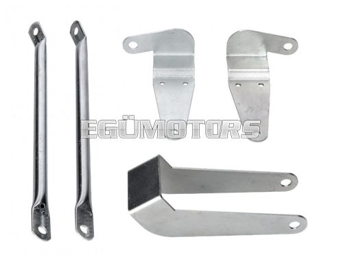 leg shield mounting parts set 5-piece for Simson S50, S51, S70