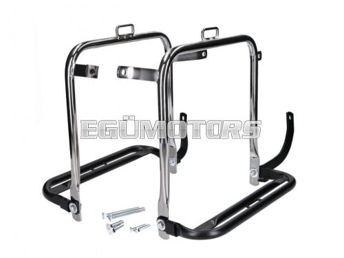 luggage rack set right and left, chromed for Simson S50, S51, S70