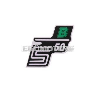 OEM Standard Logo fólia, matrica S50 B zöld, Simson S50