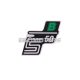 logo foil / sticker S50 B green for Simson S50