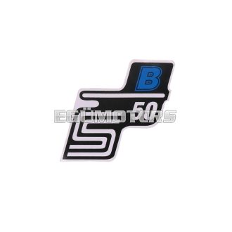 OEM Standard Logo fólia, matrica S50 B kék, Simson S50
