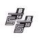 OEM Standard Logo fólia, matrica S50 B fehér, 2 darab, Simson S50