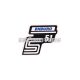 logo foil / sticker S51 Enduro blue for Simson S51