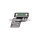 logo foil / sticker S51 Enduro green for Simson S51