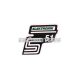 logo foil / sticker S51 Elektronik green for Simson S51