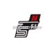 OEM Standard Logo fólia, matrica S51 N piros, Simson S51