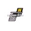 OEM Standard Logo fólia, matrica S51 N sárga, Simson S51
