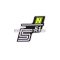 OEM Standard Logo fólia, matrica S51 N neonsárga, Simson S51