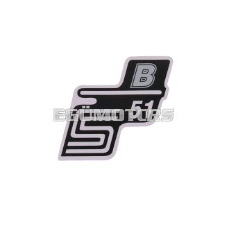 OEM Standard Logo fólia, matrica S51 B ezüst, Simson S51