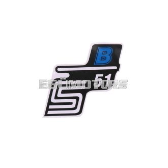 OEM Standard Logo fólia, matrica S51 B kék, Simson S51