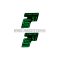 OEM Standard Logo fólia, matrica S51 Comfort fekete-zöld, 2 darab Simson S51