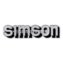 logo foil / sticker tank silver, black for Simson S51