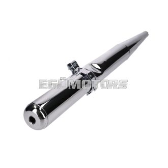 exhaust chromed 28mm for Simson S51 Enduro, S70 Enduro