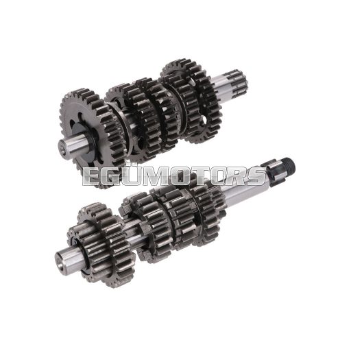 OEM Standard váltó / váltótengely szett, 6 sebességes, standard, Minarelli AM6 1. széria
